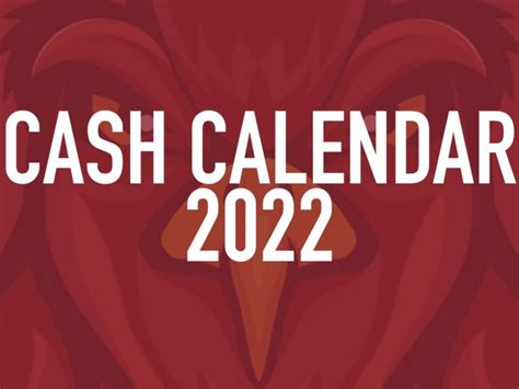 Cash 3 Calendar 2022